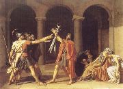 Jacques-Louis David The Oath of The Horatii Spain oil painting reproduction